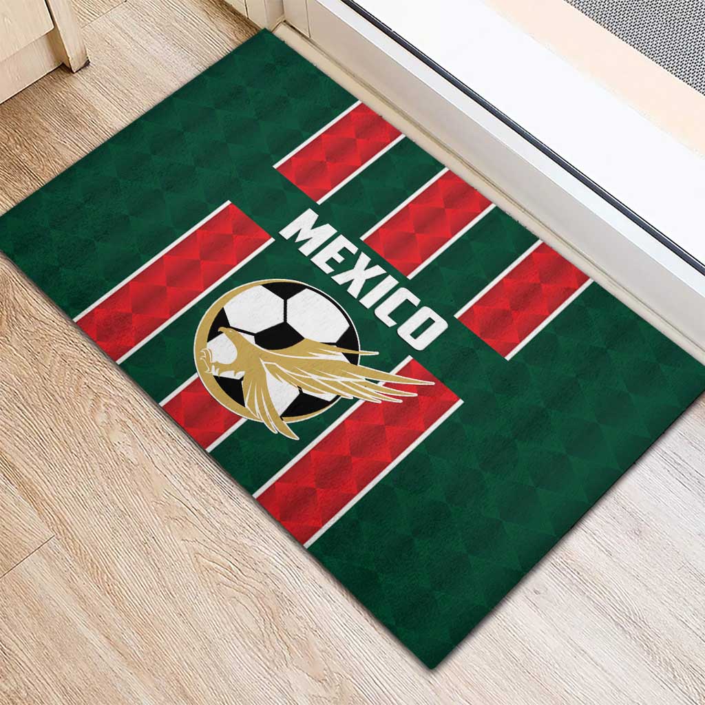 Mexico Football Rubber Doormat Siempre Con El Tri