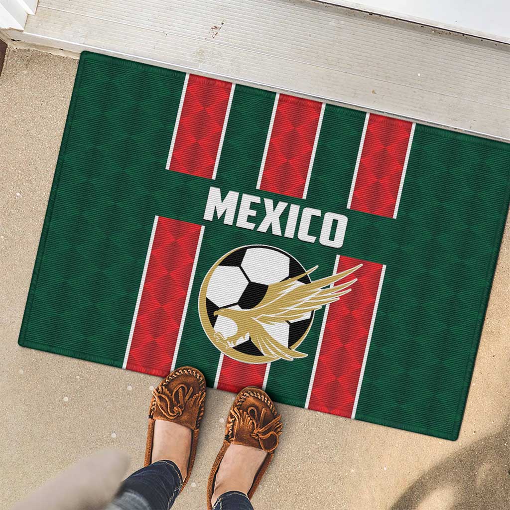 Mexico Football Rubber Doormat Siempre Con El Tri