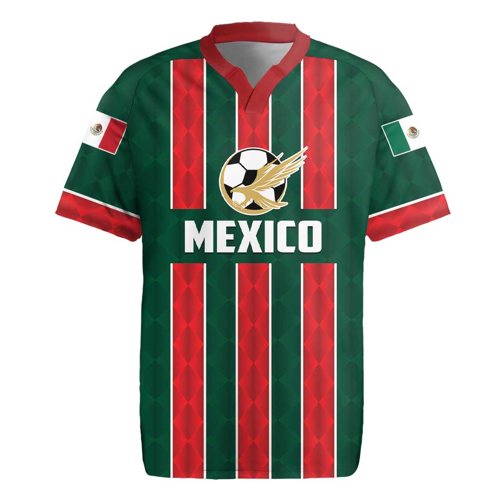 Custom Mexico Football Rugby Jersey Siempre Con El Tri