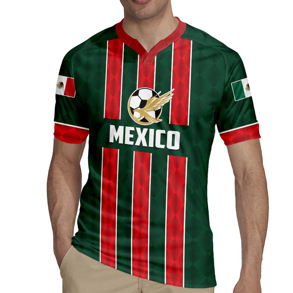 Custom Mexico Football Rugby Jersey Siempre Con El Tri