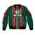 Custom Mexico Football Sleeve Zip Bomber Jacket Siempre Con El Tri