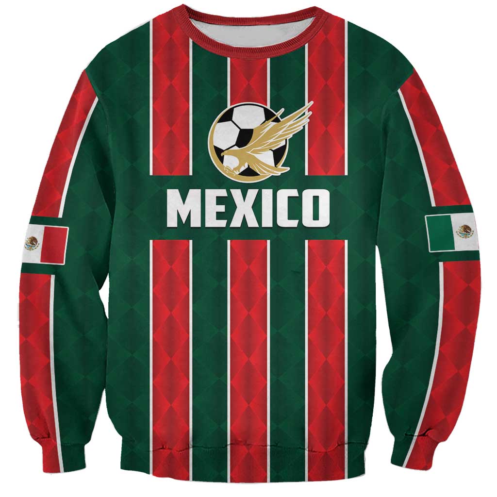 Custom Mexico Football Sweatshirt Siempre Con El Tri