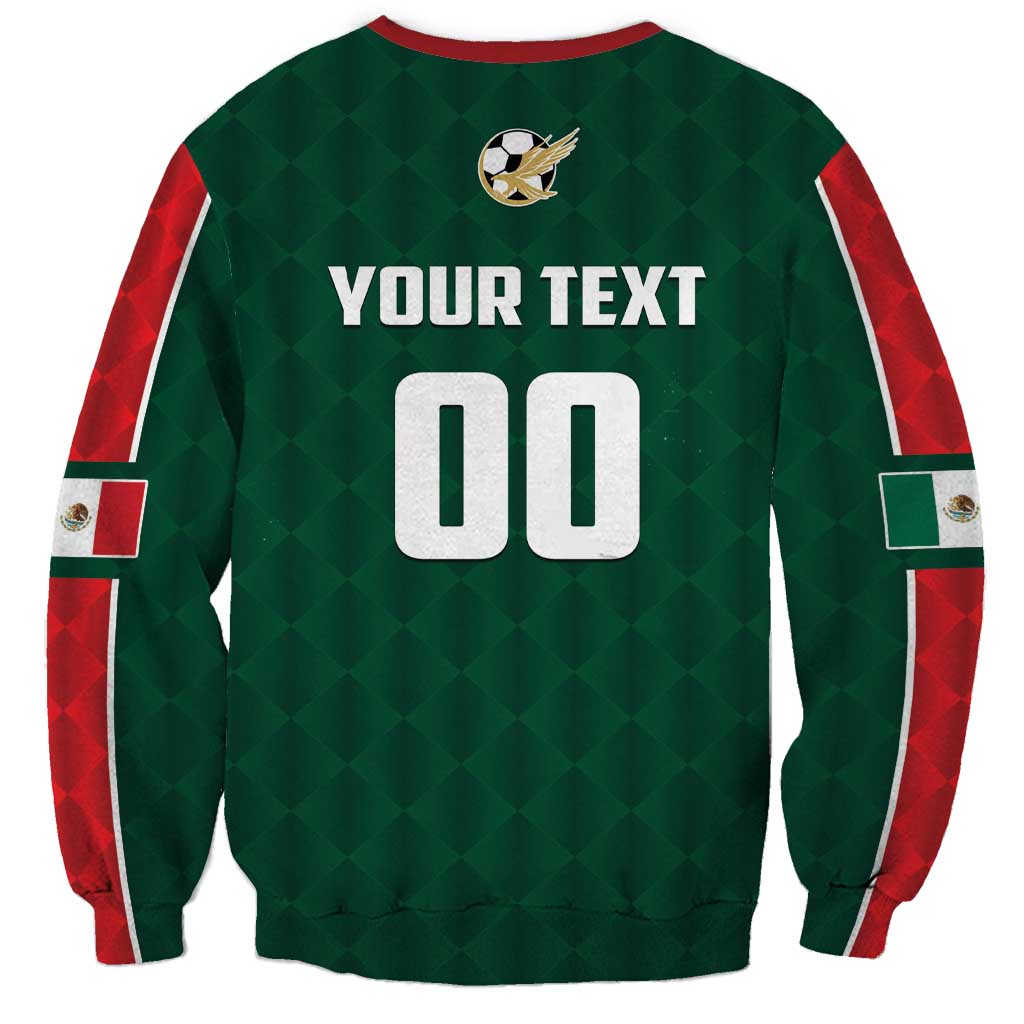 Custom Mexico Football Sweatshirt Siempre Con El Tri