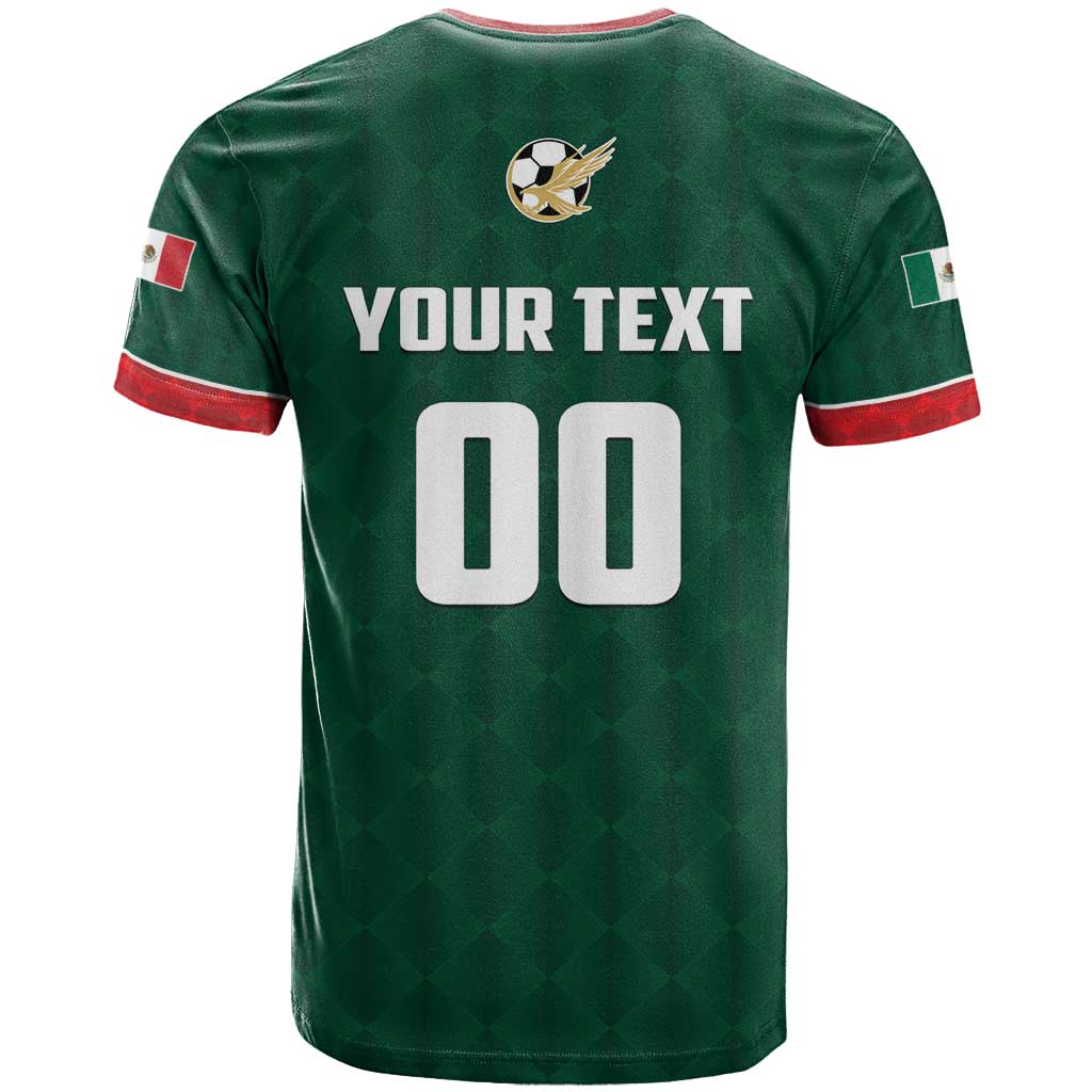 Custom Mexico Football T Shirt Siempre Con El Tri