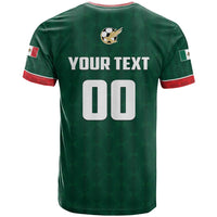 Custom Mexico Football T Shirt Siempre Con El Tri