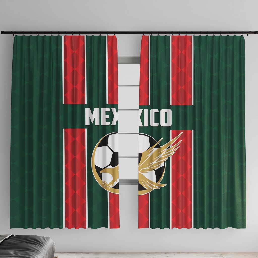 Mexico Football Window Curtain Siempre Con El Tri