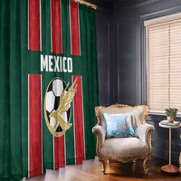 Mexico Football Window Curtain Siempre Con El Tri