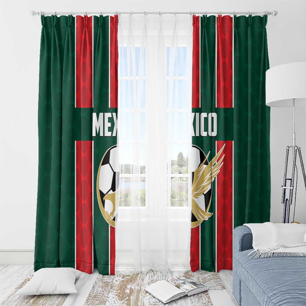 Mexico Football Window Curtain Siempre Con El Tri