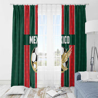 Mexico Football Window Curtain Siempre Con El Tri