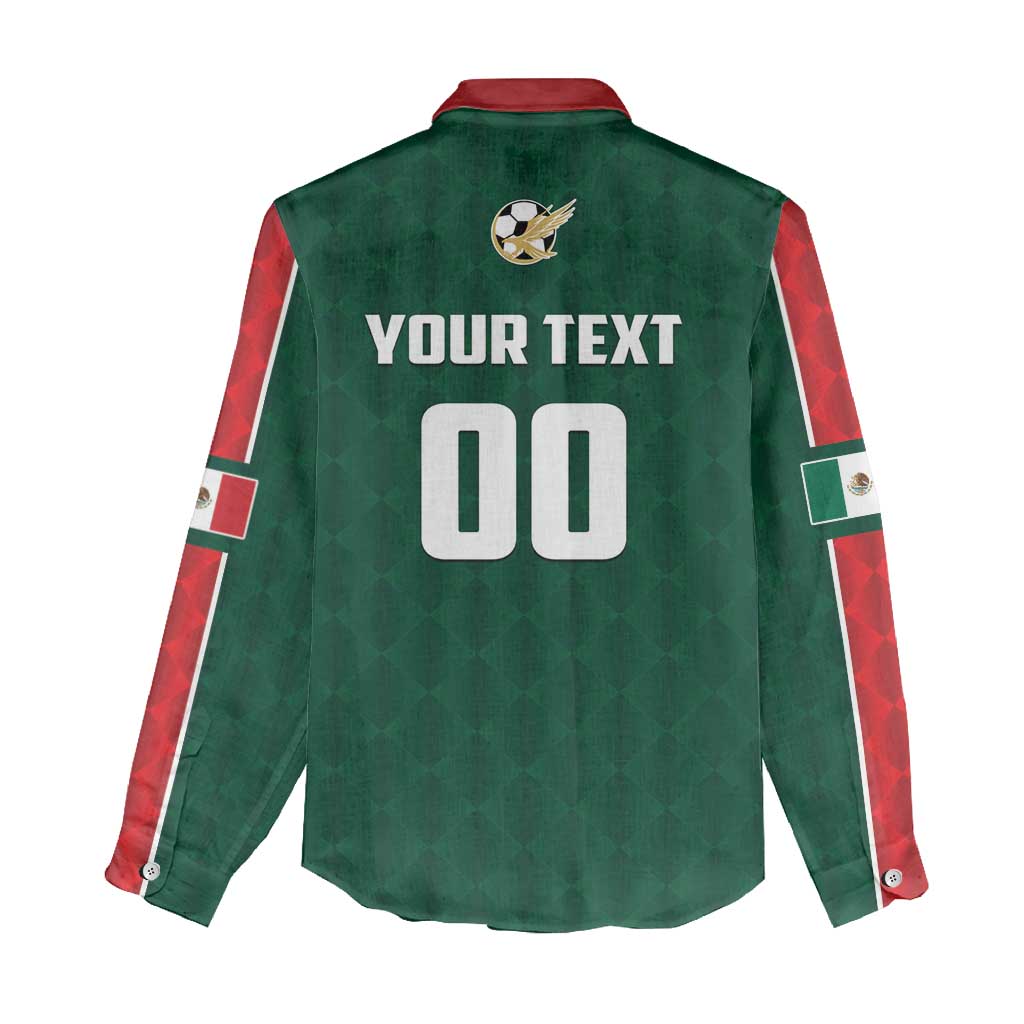 Custom Mexico Football Women Casual Shirt Siempre Con El Tri