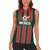 Custom Mexico Football Women Sleeveless Polo Shirt Siempre Con El Tri