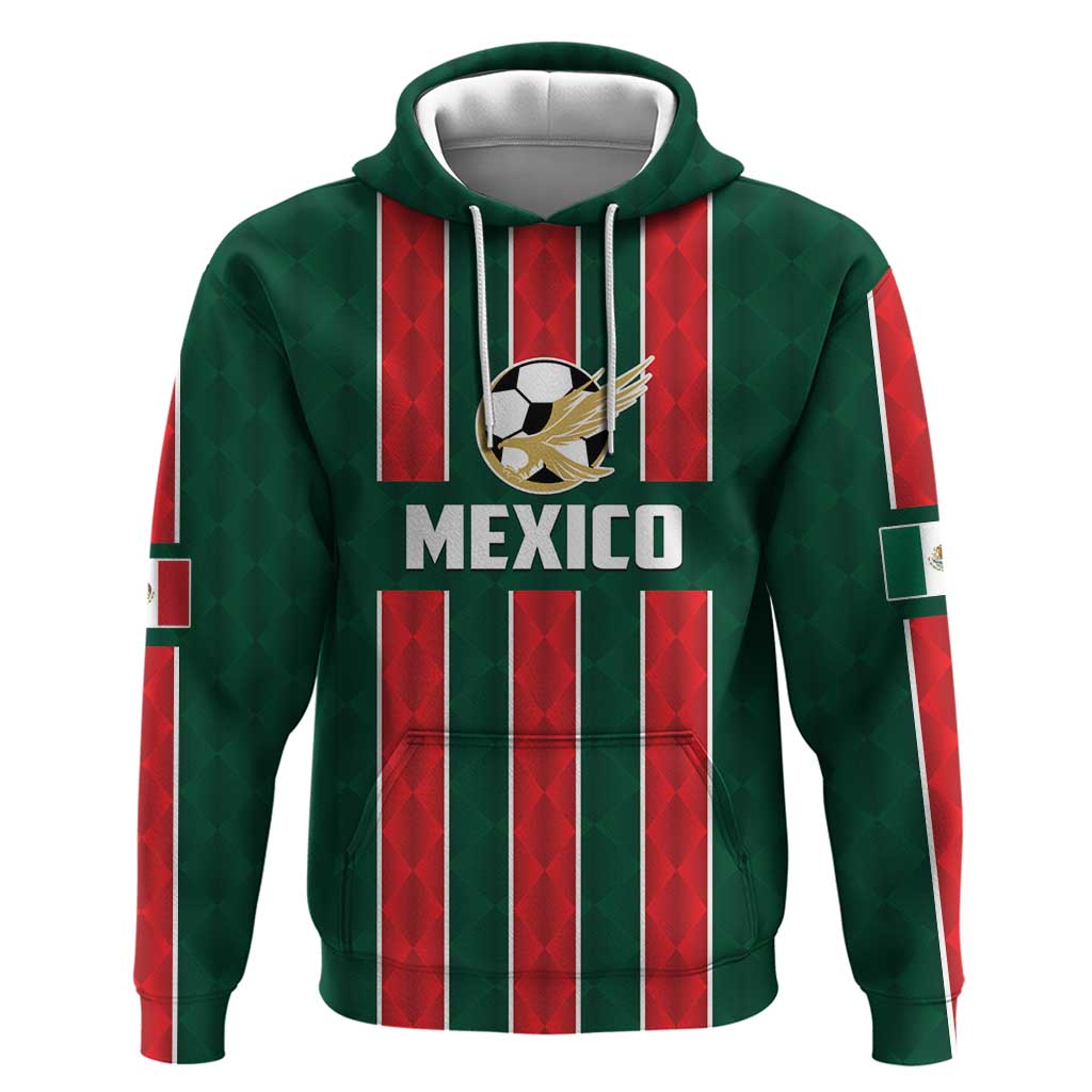 Custom Mexico Football Zip Hoodie Siempre Con El Tri