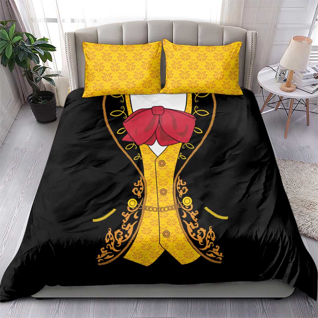 Mexican Mariachi Charro Suit Stylized Bedding Set Cinco de Mayo Fiesta