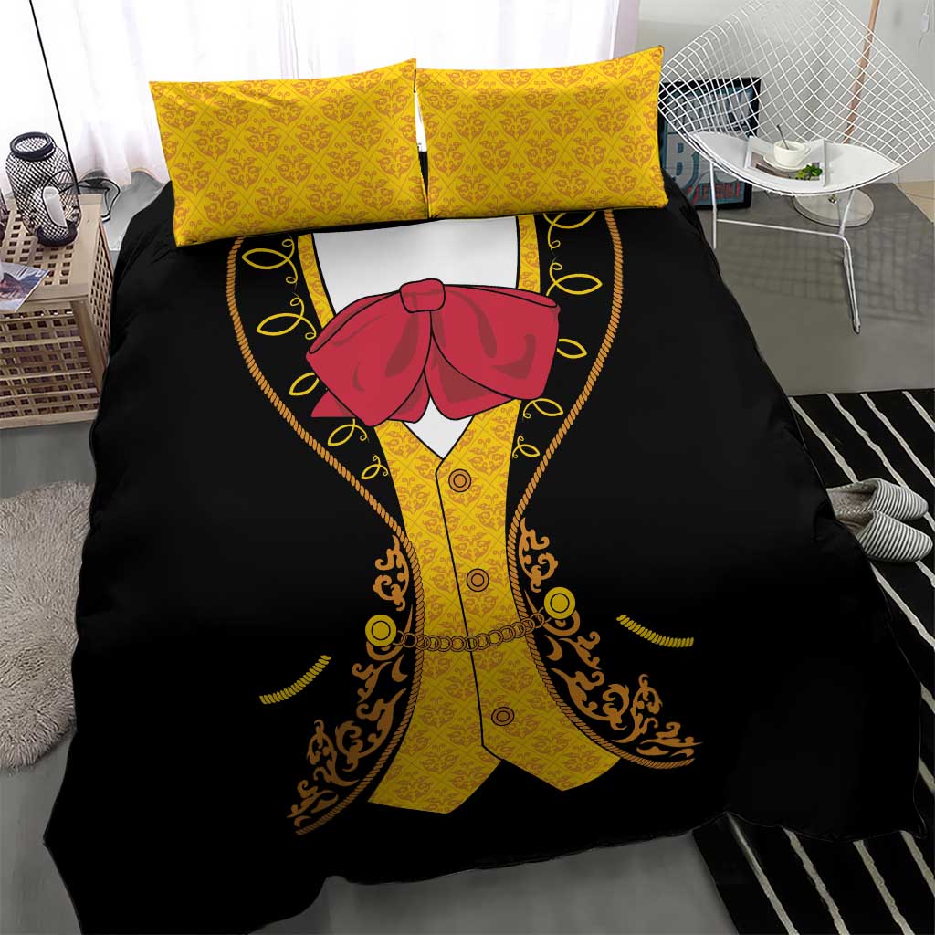 Mexican Mariachi Charro Suit Stylized Bedding Set Cinco de Mayo Fiesta
