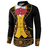 Mexican Mariachi Charro Suit Stylized Button Sweatshirt Cinco de Mayo Fiesta