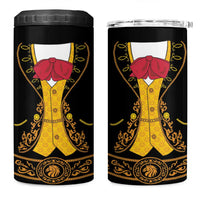 Mexican Mariachi Charro Suit Stylized 4 in 1 Can Cooler Tumbler Cinco de Mayo Fiesta