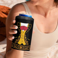 Mexican Mariachi Charro Suit Stylized 4 in 1 Can Cooler Tumbler Cinco de Mayo Fiesta