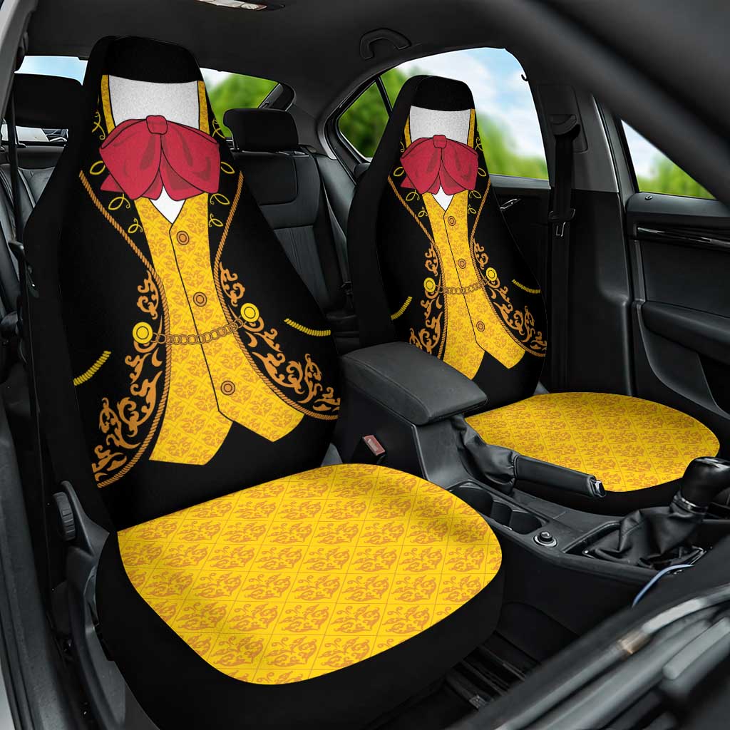 Mexican Mariachi Charro Suit Stylized Car Seat Cover Cinco de Mayo Fiesta