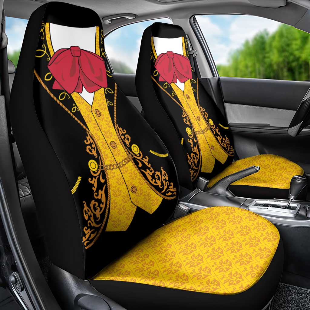 Mexican Mariachi Charro Suit Stylized Car Seat Cover Cinco de Mayo Fiesta