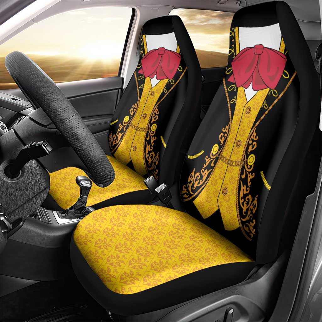 Mexican Mariachi Charro Suit Stylized Car Seat Cover Cinco de Mayo Fiesta