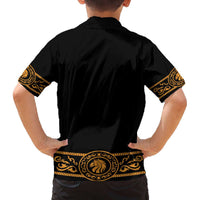 Mexican Mariachi Charro Suit Stylized Family Matching Off The Shoulder Long Sleeve Dress and Hawaiian Shirt Cinco de Mayo Fiesta