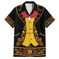 Mexican Mariachi Charro Suit Stylized Family Matching Off The Shoulder Long Sleeve Dress and Hawaiian Shirt Cinco de Mayo Fiesta