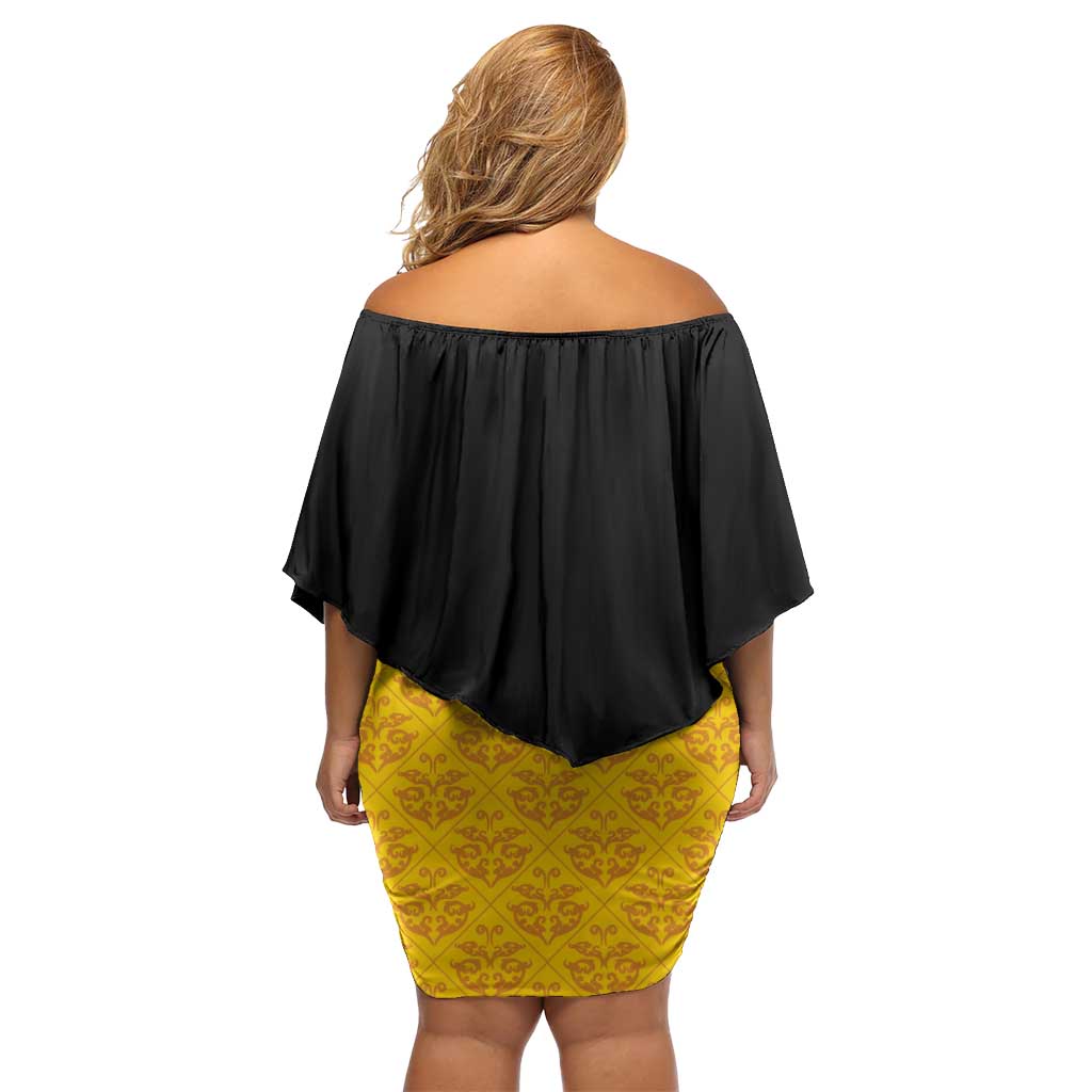 Mexican Mariachi Charro Suit Stylized Family Matching Off Shoulder Short Dress and Hawaiian Shirt Cinco de Mayo Fiesta