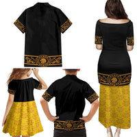 Mexican Mariachi Charro Suit Stylized Family Matching Puletasi and Hawaiian Shirt Cinco de Mayo Fiesta