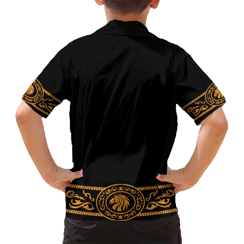Mexican Mariachi Charro Suit Stylized Family Matching Short Sleeve Bodycon Dress and Hawaiian Shirt Cinco de Mayo Fiesta