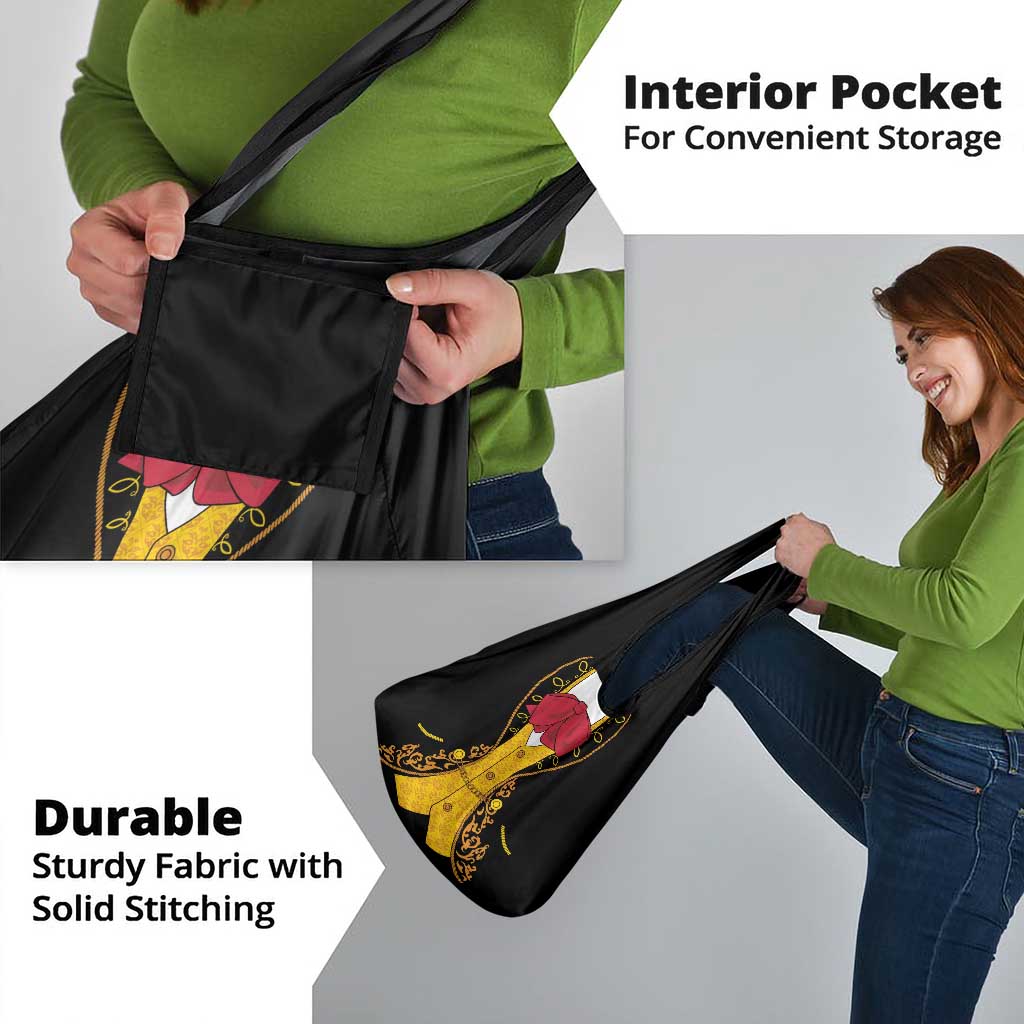 Mexican Mariachi Charro Suit Stylized Grocery Bag Cinco de Mayo Fiesta