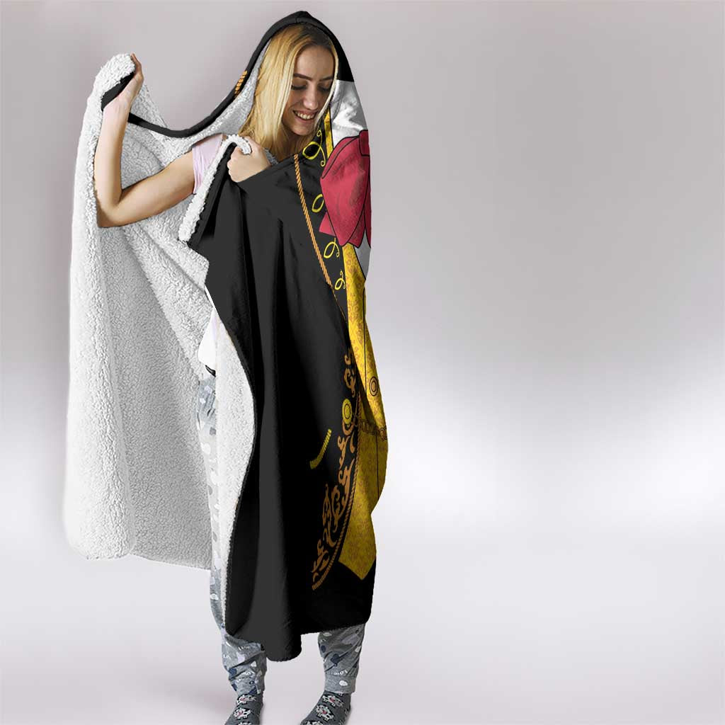 Mexican Mariachi Charro Suit Stylized Hooded Blanket Cinco de Mayo Fiesta