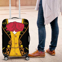 Mexican Mariachi Charro Suit Stylized Luggage Cover Cinco de Mayo Fiesta