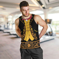 Mexican Mariachi Charro Suit Stylized Men Tank Top Cinco de Mayo Fiesta
