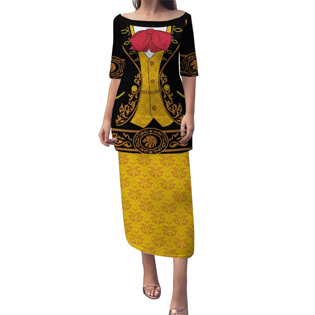 Mexican Mariachi Charro Suit Stylized Puletasi Cinco de Mayo Fiesta