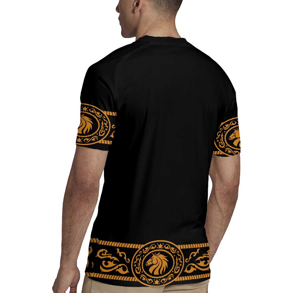 Mexican Mariachi Charro Suit Stylized Rugby Jersey Cinco de Mayo Fiesta