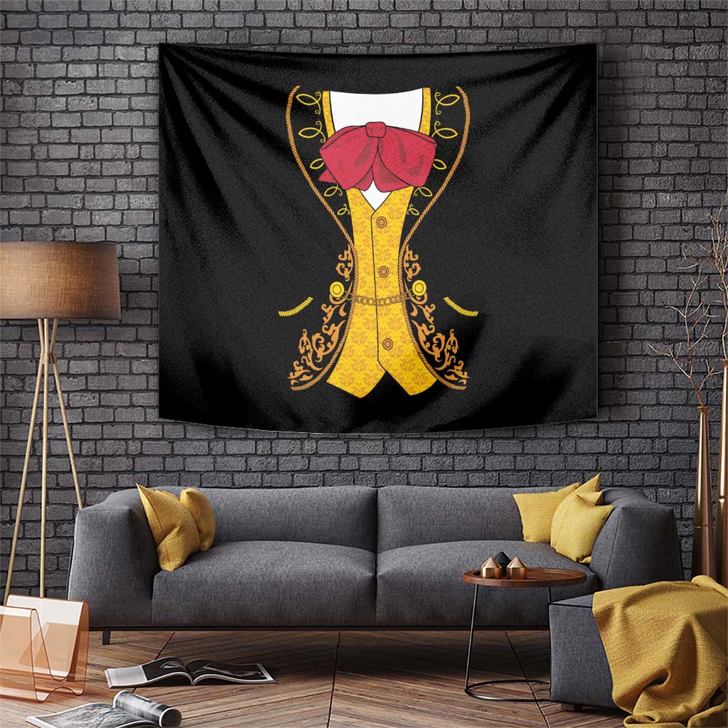 Mexican Mariachi Charro Suit Stylized Tapestry Cinco de Mayo Fiesta