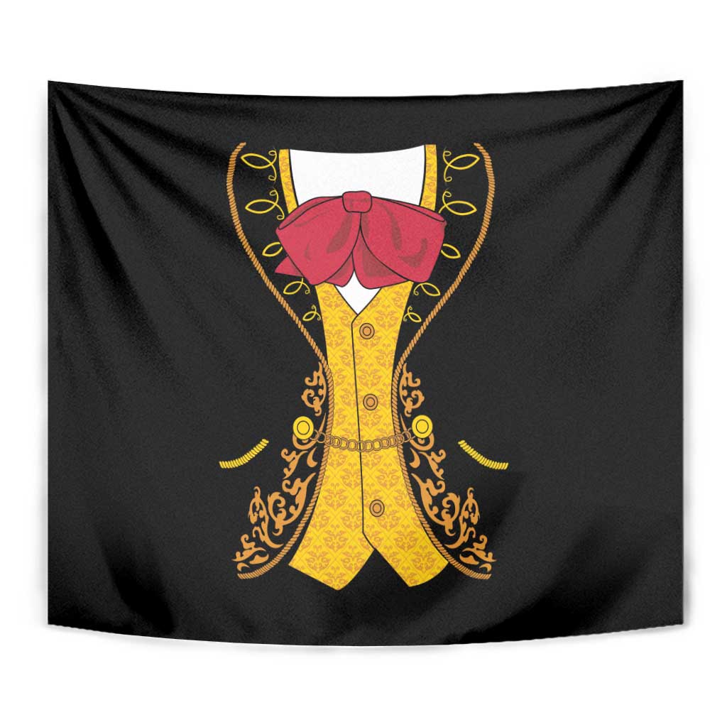 Mexican Mariachi Charro Suit Stylized Tapestry Cinco de Mayo Fiesta