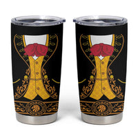 Mexican Mariachi Charro Suit Stylized Tumbler Cup Cinco de Mayo Fiesta