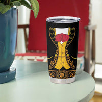 Mexican Mariachi Charro Suit Stylized Tumbler Cup Cinco de Mayo Fiesta