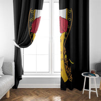 Mexican Mariachi Charro Suit Stylized Window Curtain Cinco de Mayo Fiesta
