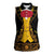 Mexican Mariachi Charro Suit Stylized Women Sleeveless Polo Shirt Cinco de Mayo Fiesta