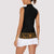 Mexican Mariachi Charro Suit Stylized Women Sleeveless Polo Shirt Cinco de Mayo Fiesta