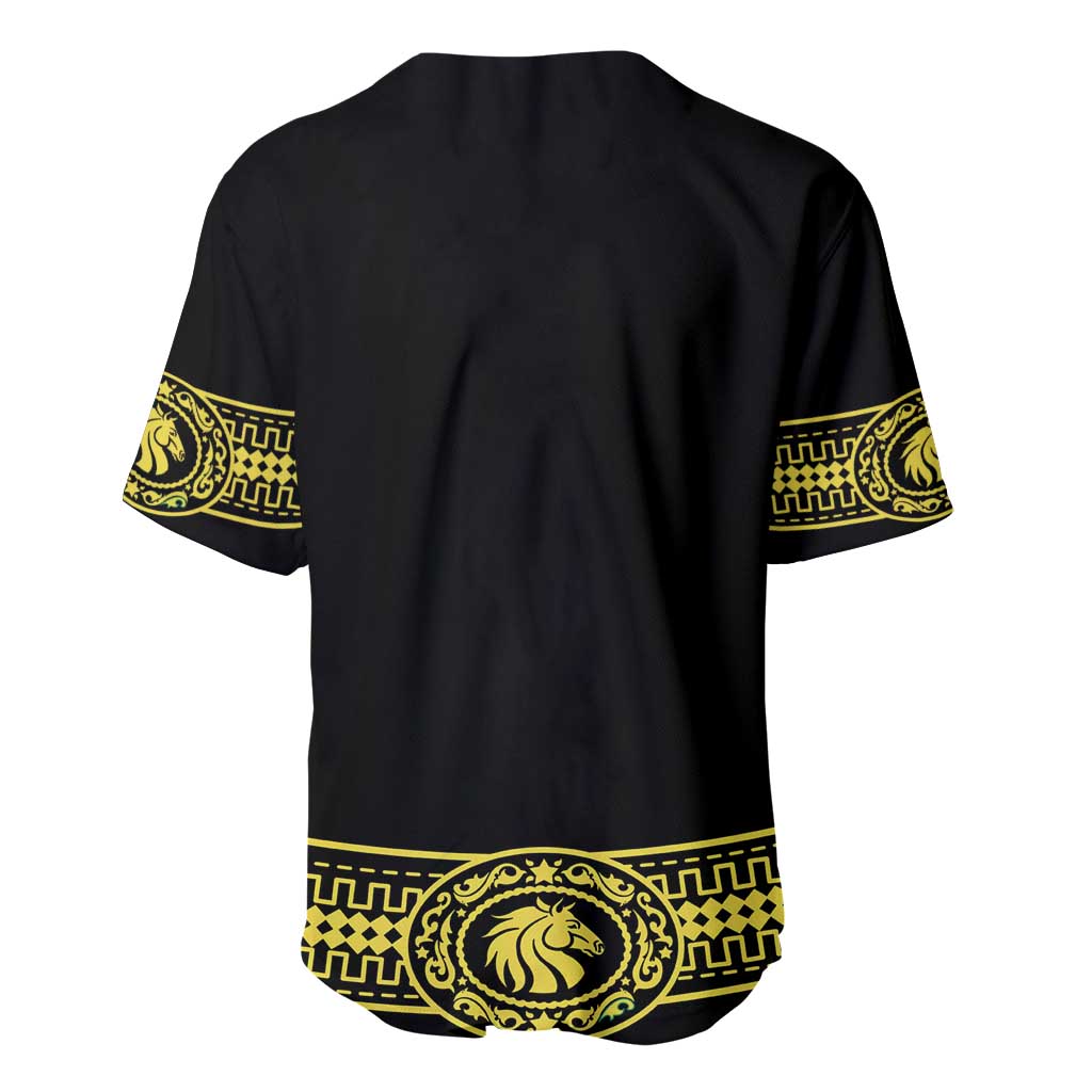 Mexican Charro Suit Stylized Baseball Jersey Cinco de Mayo Costume