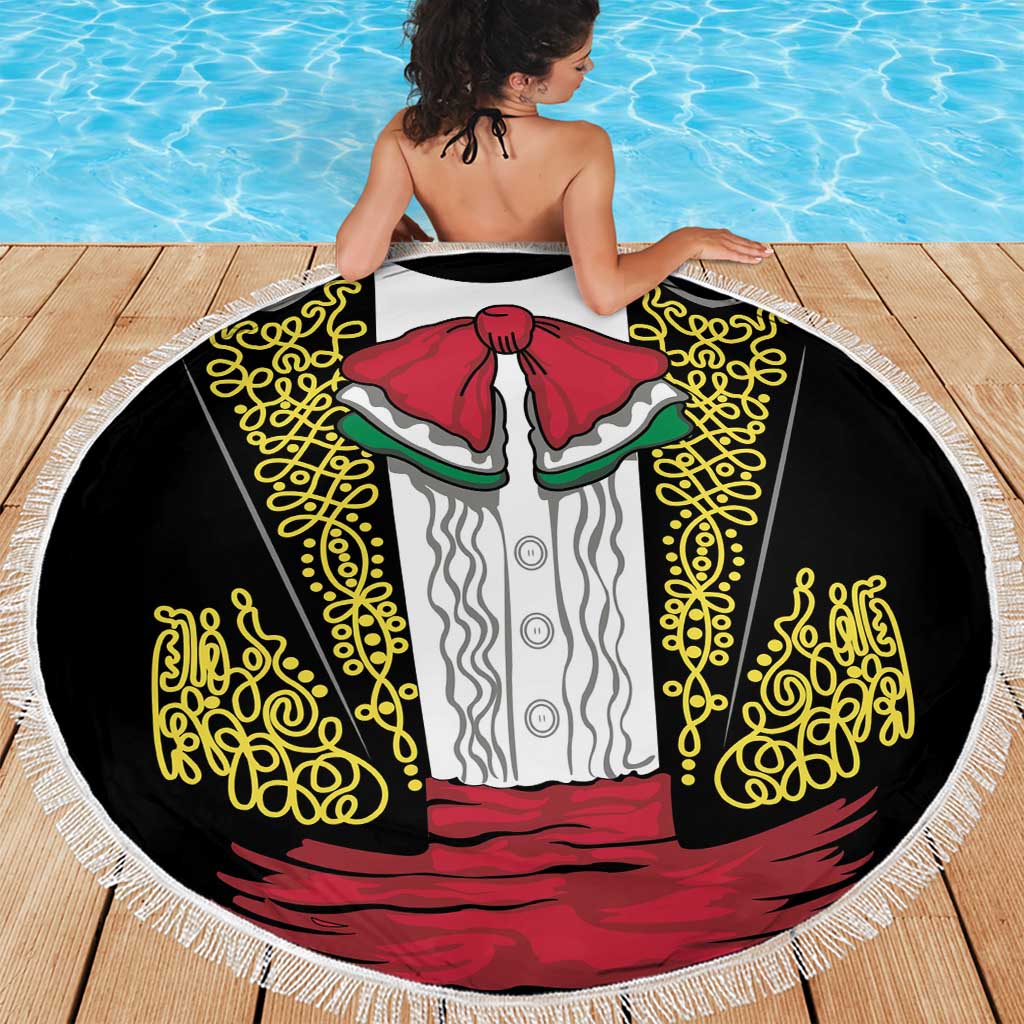 Mexican Charro Suit Stylized Beach Blanket Cinco de Mayo Costume