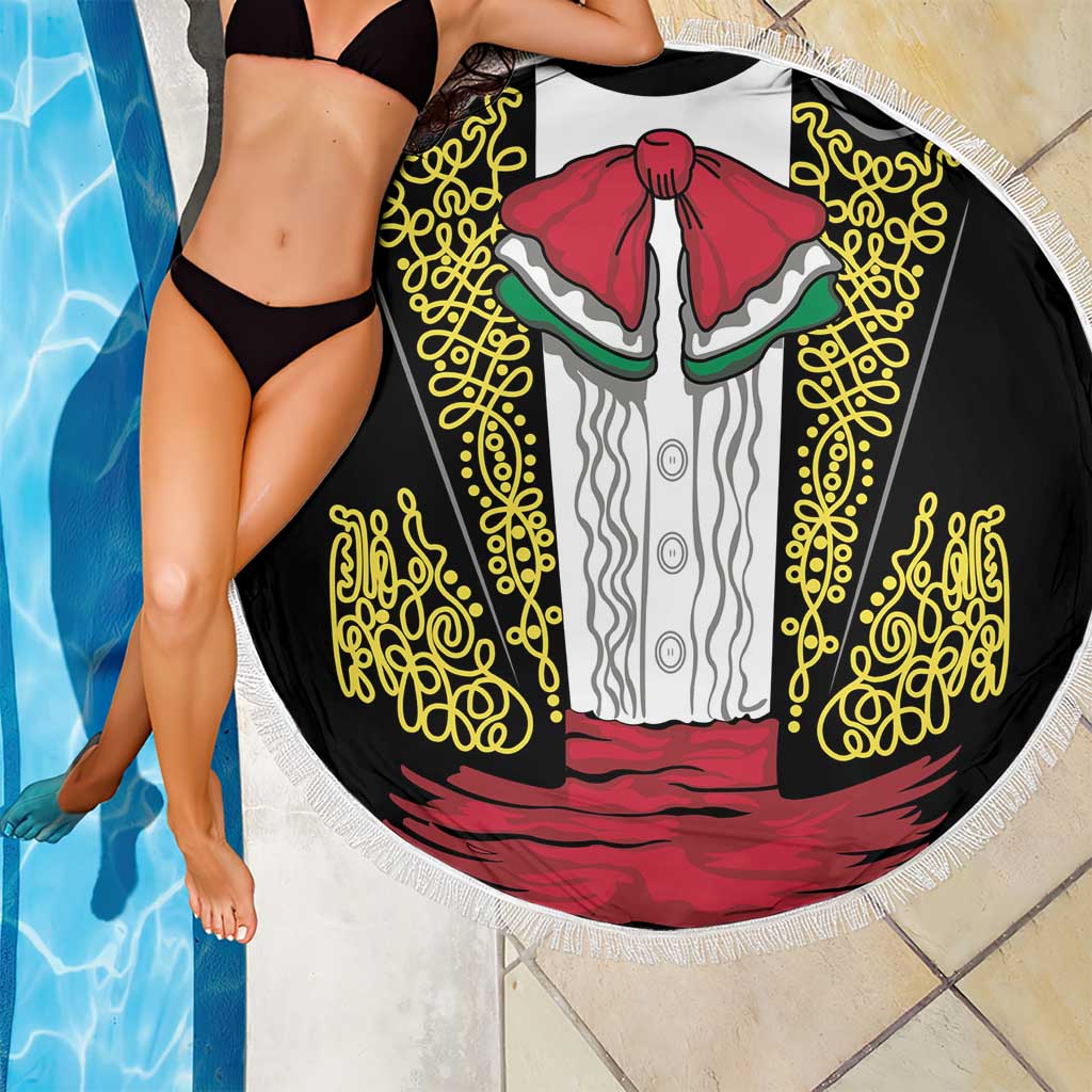 Mexican Charro Suit Stylized Beach Blanket Cinco de Mayo Costume