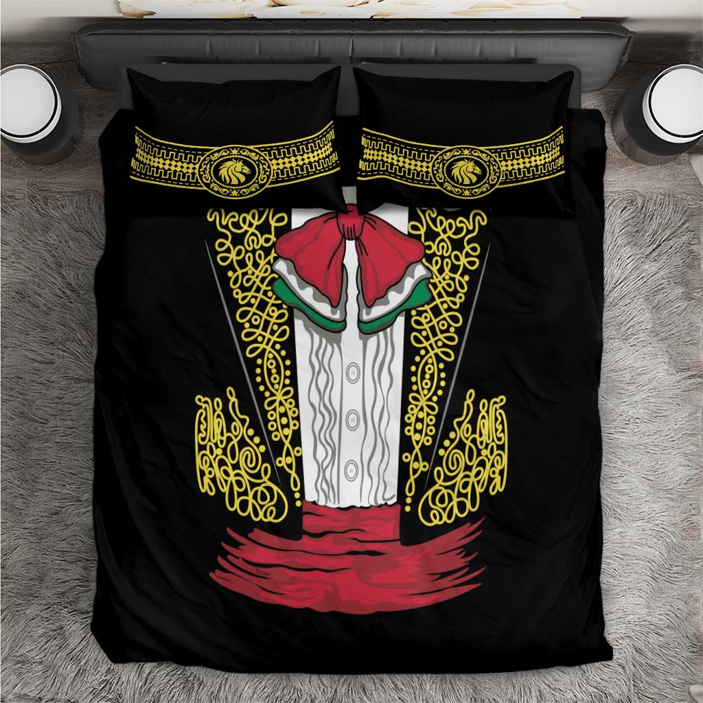 Mexican Charro Suit Stylized Bedding Set Cinco de Mayo Costume