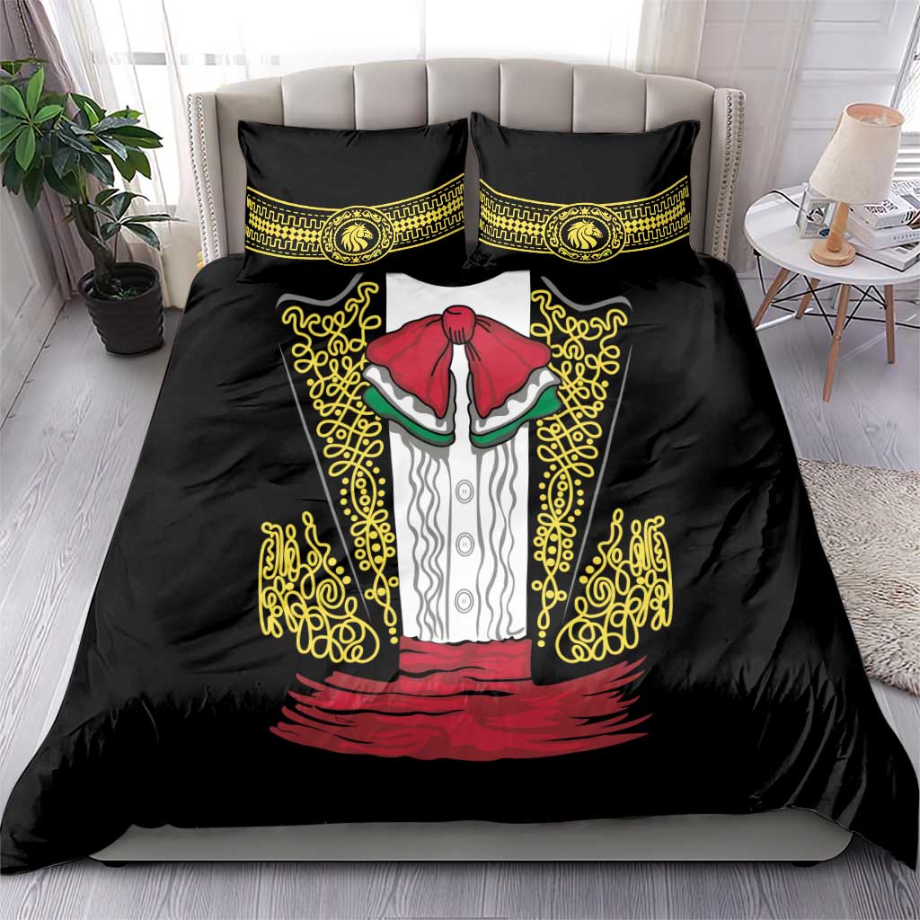 Mexican Charro Suit Stylized Bedding Set Cinco de Mayo Costume