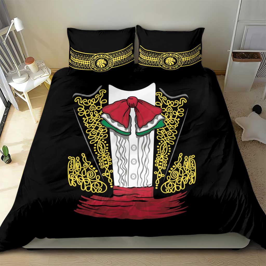 Mexican Charro Suit Stylized Bedding Set Cinco de Mayo Costume