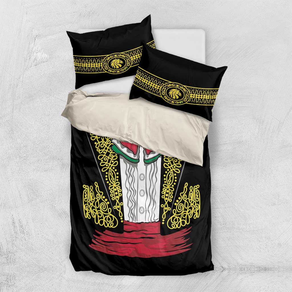 Mexican Charro Suit Stylized Bedding Set Cinco de Mayo Costume