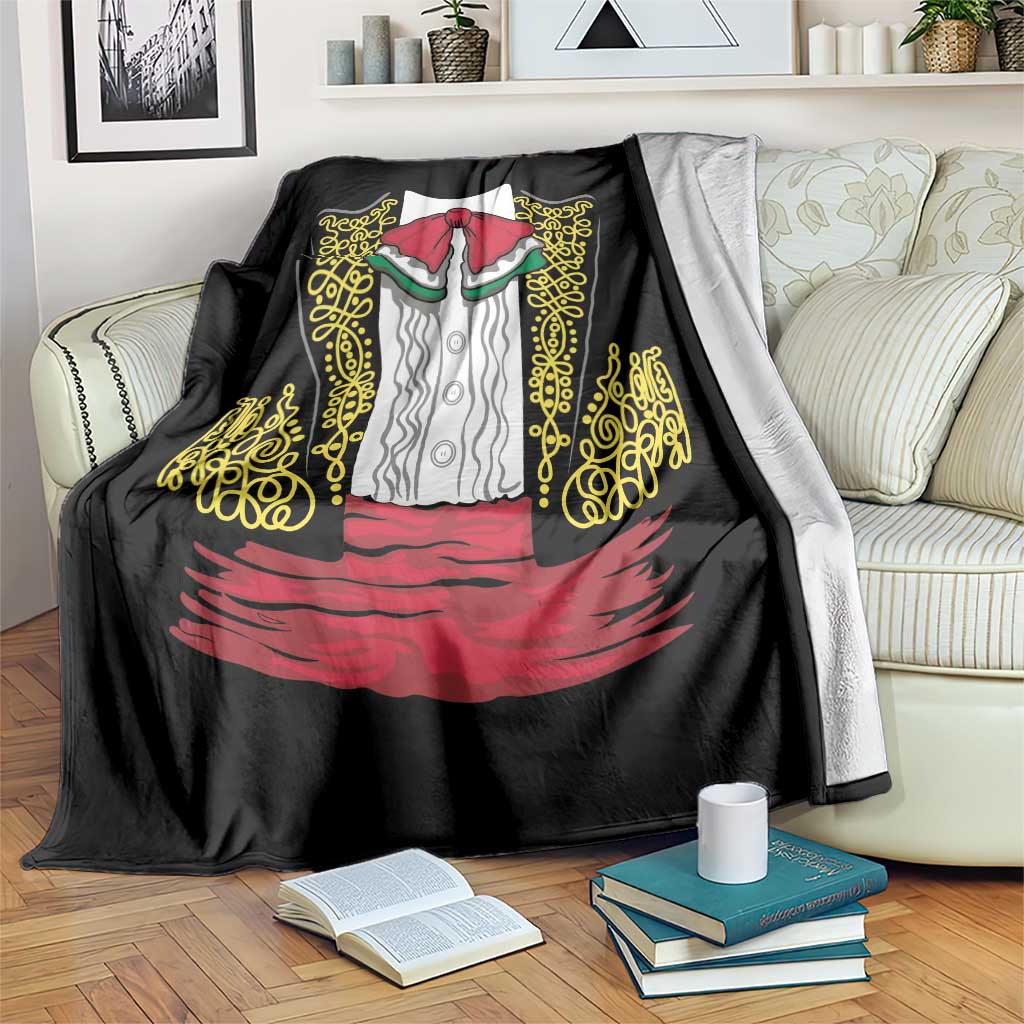 Mexican Charro Suit Stylized Blanket Cinco de Mayo Costume